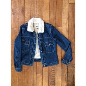 Old Navy Sherpa Denim Jacket